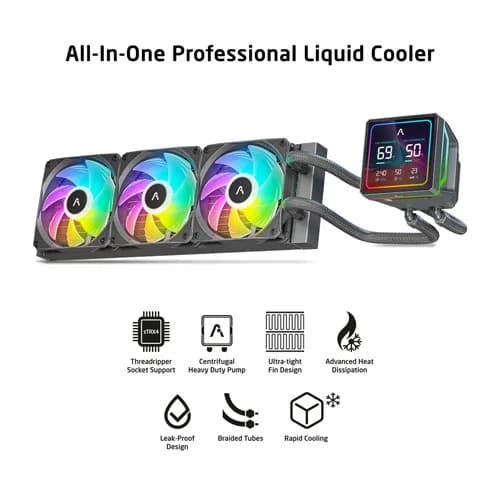 ProLab Design AL360LCD ARGB 360mm CPU Liquid Cooler